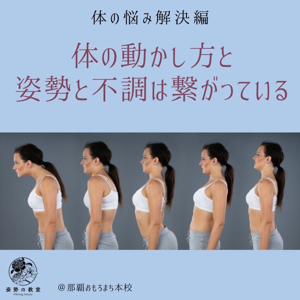 体の動かし方と姿勢と不調